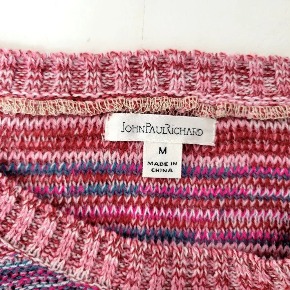John Paul Richard Multicolored Pullover Sweater - Picture 3 of 3